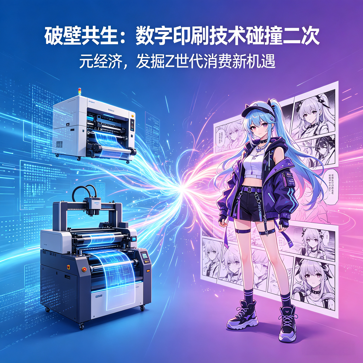 WEPACK專題丨破壁共生：數字印刷技術碰撞二次元經濟，發掘Z世代消費新機遇